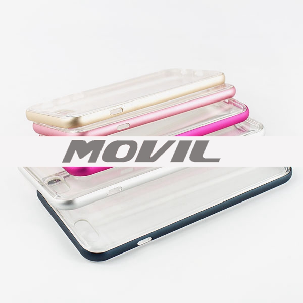 NP-2192 Marco de metal con TPU funda para Apple iPhone 6 plus-10